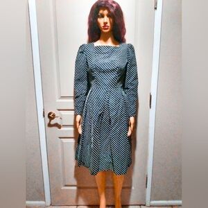 Vintage 1980's Striped Dress.